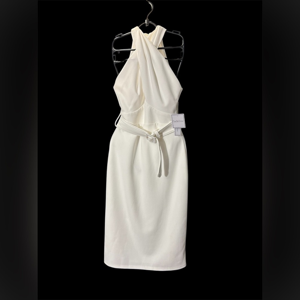 🤍 Premier Amour Sleeveless Sheath Dress – Size 2 – White – NWT 🤍 - Picture 4 of 14